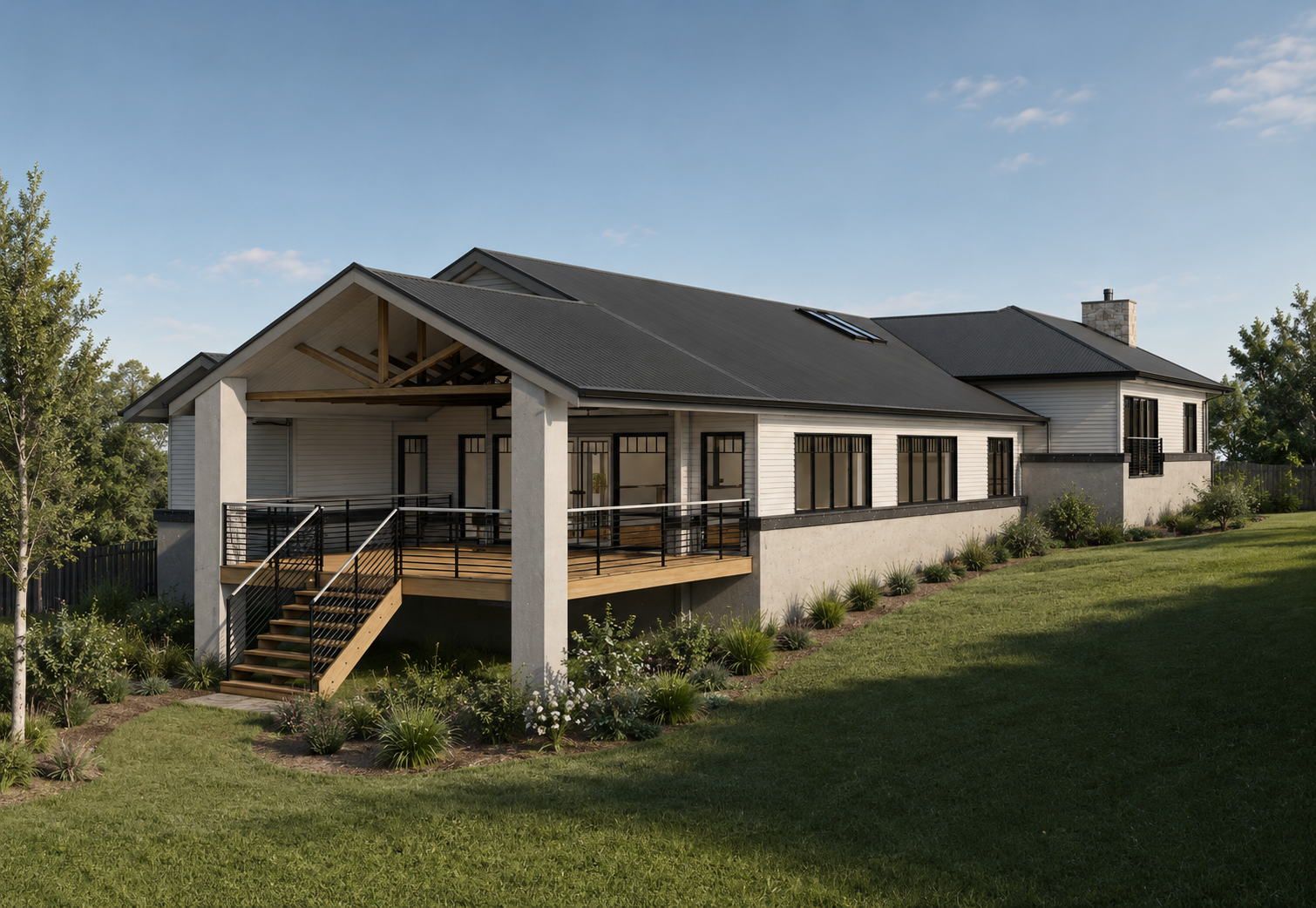 Camp Street Residence, Murrumbateman — rear